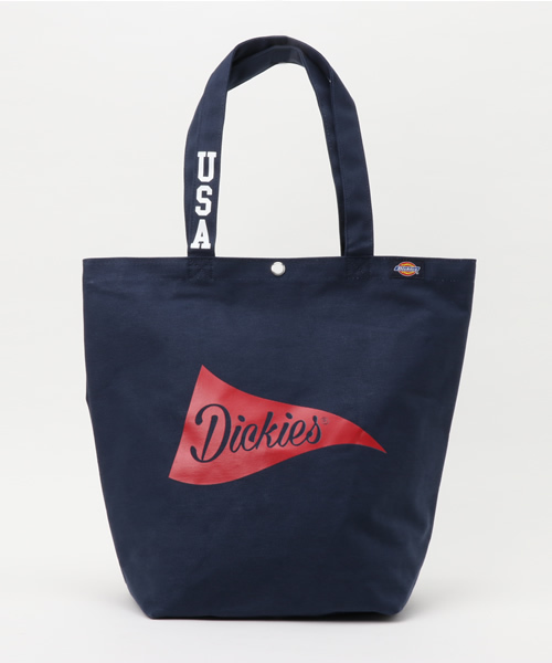 Dickies(ディッキーズ)の「【Dickies】 ディッキーズ フラッグショルダートート(トートバッグ・レディース・ブラック/ネイビー/ベージュ/オフホワイト・ONE SIZE)」の10枚目の写真