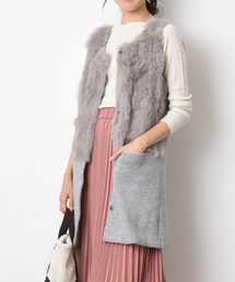 INTERPLANET | ラビットファーニットジレベスト(ベスト)