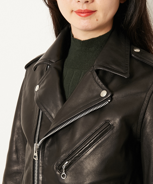 AMERICAN RAG CIE（アメリカンラグシー）の「AMERICAN RAG CIE シープライダースジャケット【WEB限定】（ライダースジャケット・レディース・ブラック・FREE）」の8枚目の写真