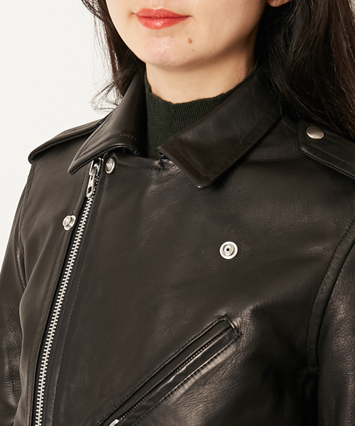 AMERICAN RAG CIE（アメリカンラグシー）の「AMERICAN RAG CIE シープライダースジャケット【WEB限定】（ライダースジャケット・レディース・ブラック・FREE）」の7枚目の写真