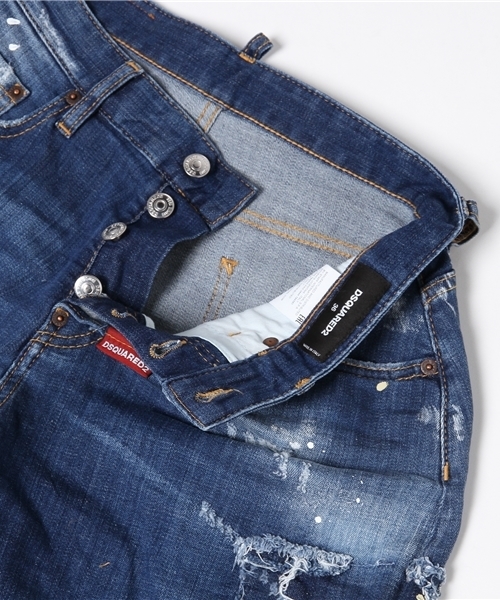 DSQUARED2（ディースクエアード）の「SHORSTS /KAWAII SHORTS /THE SLASHER WASH（デニムパンツ・レディース・インディゴブルー・36/34）」の11枚目の写真