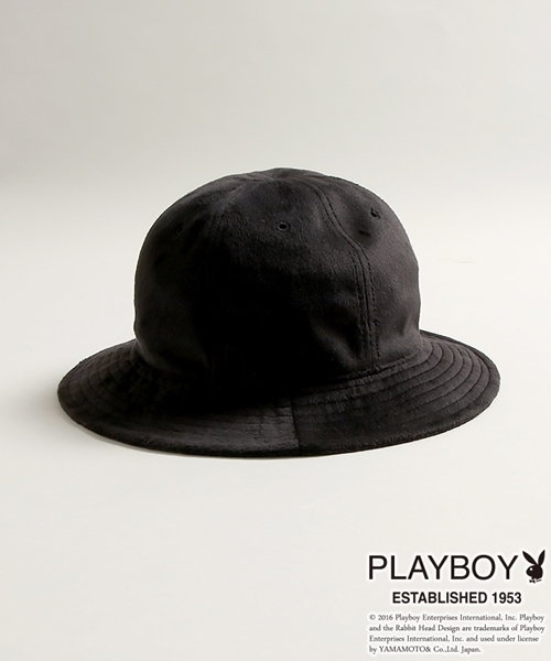 PLAYBOY(プレイボーイ)の「∴WEGO/PLAYBOY メトロハット(ハット・レディース・ブラック/ホワイト・FREE)」の9枚目の写真