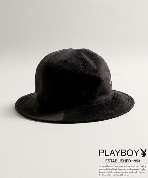 PLAYBOY(プレイボーイ)の「∴WEGO/PLAYBOY メトロハット(ハット・レディース・ブラック/ホワイト・FREE)」の10枚目の写真