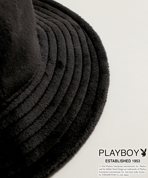 PLAYBOY(プレイボーイ)の「∴WEGO/PLAYBOY メトロハット(ハット・レディース・ブラック/ホワイト・FREE)」の12枚目の写真
