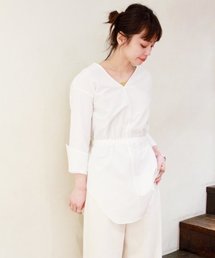 plage | シルクコットン バックオープンブラウス◆(シャツ/ブラウス)