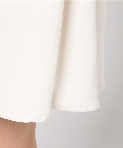 mysty woman（ミスティウーマン）の「ジョーゼット襟刺繍Aラインワンピース（ワンピース・レディース・ネイビー/ピンク/オフホワイト・FREE）」の11枚目の写真