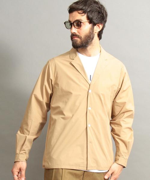 BEAUTY&YOUTH UNITED ARROWS（ビューティーアンドユースユナイテッドアローズ）の「BY タイプライター シャツジャケット ◆（シャツ/ブラウス・メンズ・ネイビー/ベージュ/ダークグレー・SMALL/MEDIUM/X-LARGE/LARGE）」の2枚目の写真