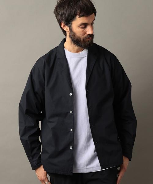 BEAUTY&YOUTH UNITED ARROWS（ビューティーアンドユースユナイテッドアローズ）の「BY タイプライター シャツジャケット ◆（シャツ/ブラウス・メンズ・ネイビー/ベージュ/ダークグレー・SMALL/MEDIUM/X-LARGE/LARGE）」の3枚目の写真