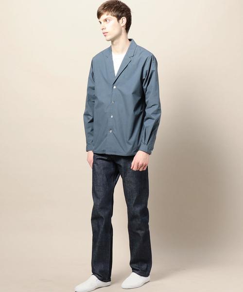 BEAUTY&YOUTH UNITED ARROWS（ビューティーアンドユースユナイテッドアローズ）の「BY タイプライター シャツジャケット ◆（シャツ/ブラウス・メンズ・ネイビー/ベージュ/ダークグレー・SMALL/MEDIUM/X-LARGE/LARGE）」の16枚目の写真