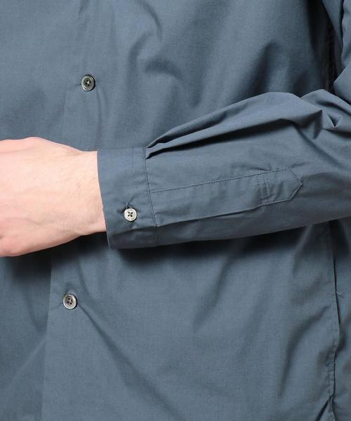 BEAUTY&YOUTH UNITED ARROWS（ビューティーアンドユースユナイテッドアローズ）の「BY タイプライター シャツジャケット ◆（シャツ/ブラウス・メンズ・ネイビー/ベージュ/ダークグレー・SMALL/MEDIUM/X-LARGE/LARGE）」の7枚目の写真