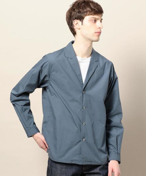 BEAUTY&YOUTH UNITED ARROWS（ビューティーアンドユースユナイテッドアローズ）の「BY タイプライター シャツジャケット ◆（シャツ/ブラウス・メンズ・ネイビー/ベージュ/ダークグレー・SMALL/MEDIUM/X-LARGE/LARGE）」の10枚目の写真