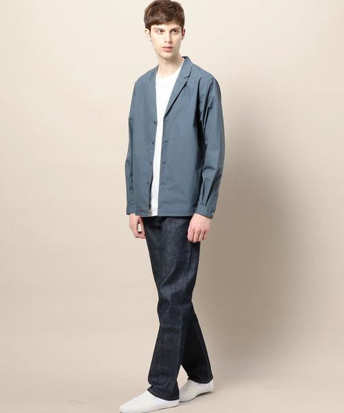 BEAUTY&YOUTH UNITED ARROWS（ビューティーアンドユースユナイテッドアローズ）の「BY タイプライター シャツジャケット ◆（シャツ/ブラウス・メンズ・ネイビー/ベージュ/ダークグレー・SMALL/MEDIUM/X-LARGE/LARGE）」の11枚目の写真