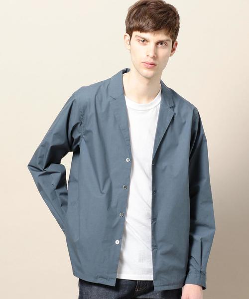 BEAUTY&YOUTH UNITED ARROWS（ビューティーアンドユースユナイテッドアローズ）の「BY タイプライター シャツジャケット ◆（シャツ/ブラウス・メンズ・ネイビー/ベージュ/ダークグレー・SMALL/MEDIUM/X-LARGE/LARGE）」の12枚目の写真