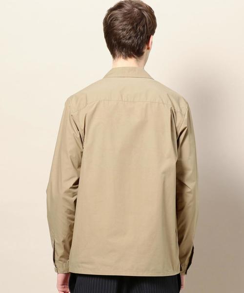 BEAUTY&YOUTH UNITED ARROWS（ビューティーアンドユースユナイテッドアローズ）の「BY タイプライター シャツジャケット ◆（シャツ/ブラウス・メンズ・ネイビー/ベージュ/ダークグレー・SMALL/MEDIUM/X-LARGE/LARGE）」の4枚目の写真