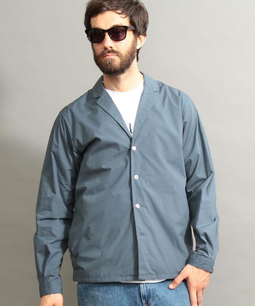 BEAUTY&YOUTH UNITED ARROWS（ビューティーアンドユースユナイテッドアローズ）の「BY タイプライター シャツジャケット ◆（シャツ/ブラウス・メンズ・ネイビー/ベージュ/ダークグレー・SMALL/MEDIUM/X-LARGE/LARGE）」の21枚目の写真