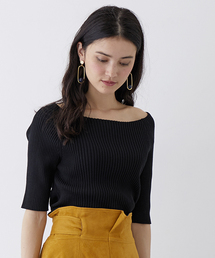 UNITED TOKYO | バックレースアップタイトニット(ニット/セーター)