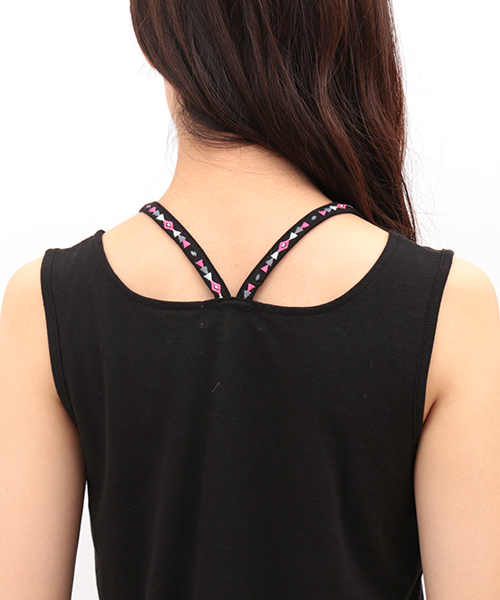 チチカカ（チチカカ）の「ネイティブ刺繍タンクトップ（タンクトップ・レディース・グレー/ブラック/ホワイト・FREE）」の15枚目の写真