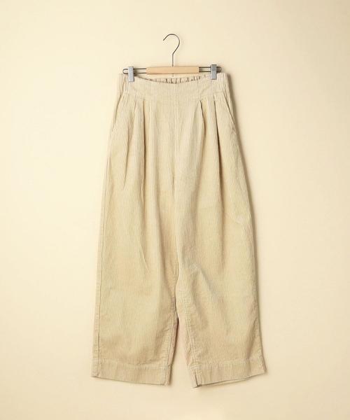 coen（コーエン）の「コーデュロイワイドパンツ(2017FW)（その他パンツ・レディース・ベージュ/ネイビー/グレー/オフホワイト・MEDIUM/SMALL/LARGE）」の22枚目の写真
