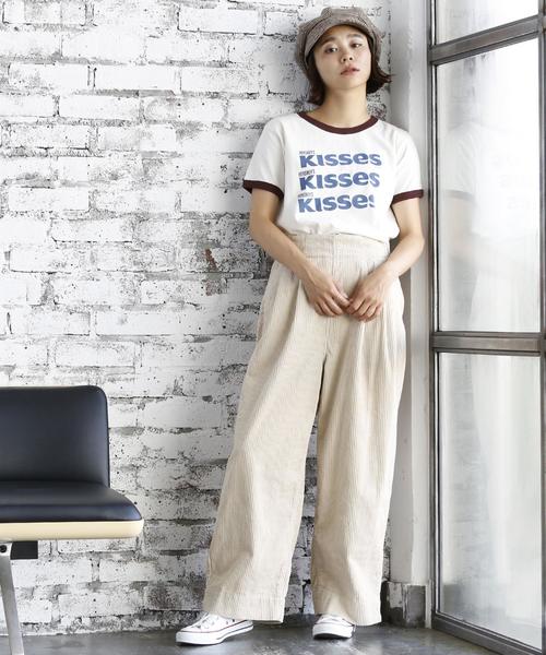 coen（コーエン）の「コーデュロイワイドパンツ(2017FW)（その他パンツ・レディース・ネイビー/ベージュ/グレー/オフホワイト・SMALL/MEDIUM/LARGE）」の15枚目の写真