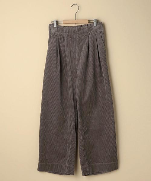 coen（コーエン）の「コーデュロイワイドパンツ(2017FW)（その他パンツ・レディース・ネイビー/ベージュ/グレー/オフホワイト・SMALL/MEDIUM/LARGE）」の10枚目の写真