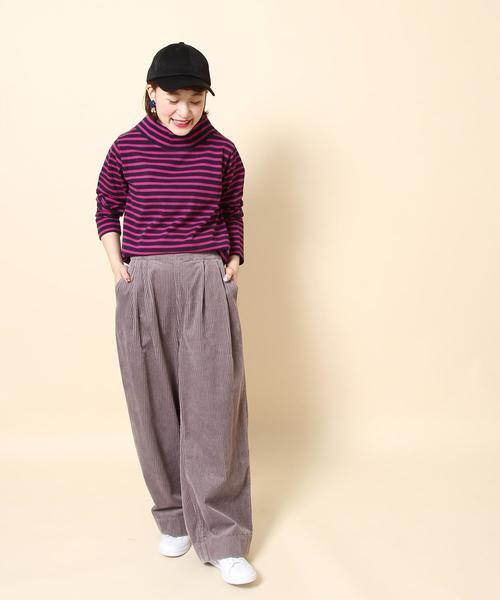 coen（コーエン）の「コーデュロイワイドパンツ(2017FW)（その他パンツ・レディース・ネイビー/ベージュ/グレー/オフホワイト・SMALL/MEDIUM/LARGE）」の11枚目の写真