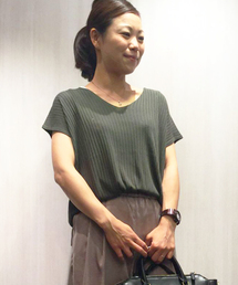 un dix cors | ワイドリブルーズニット(ニット/セーター)