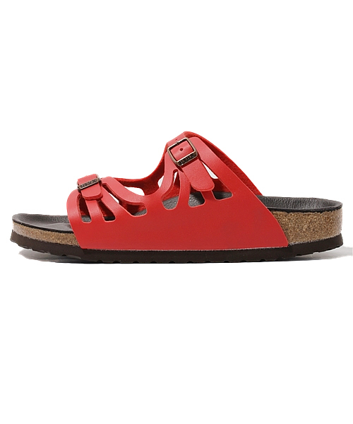BIRKENSTOCK（ビルケンシュトック）の「BIRKENSTOCK / PARELMO BF Red NAPPA FB(WOMEN)（サンダル・レディース・レッド・35/36/37/38/39）」の2枚目の写真