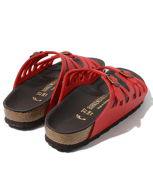 BIRKENSTOCK（ビルケンシュトック）の「BIRKENSTOCK / PARELMO BF Red NAPPA FB(WOMEN)（サンダル・レディース・レッド・35/36/37/38/39）」の4枚目の写真