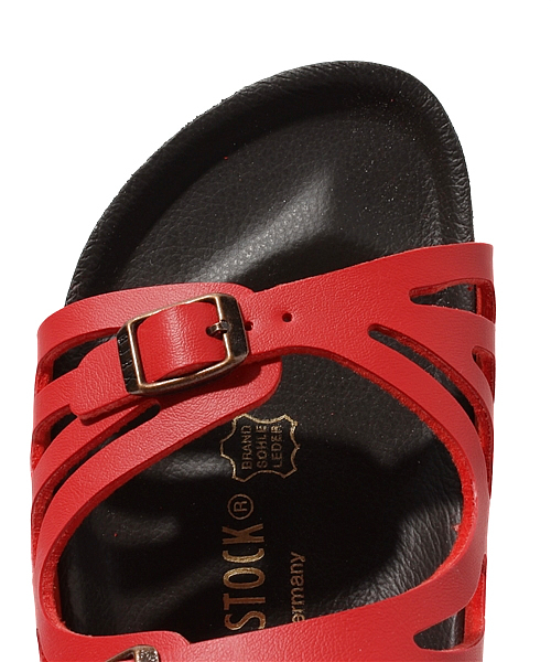 BIRKENSTOCK（ビルケンシュトック）の「BIRKENSTOCK / PARELMO BF Red NAPPA FB(WOMEN)（サンダル・レディース・レッド・35/36/37/38/39）」の5枚目の写真