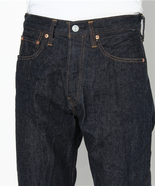 Made in JAPAN denim (straight)(メイドインジャパンデニム(ストレート))の「【Made in Japan】66 type -One Wash-/ミドルストレートデニム(デニムパンツ・メンズ・インディゴブルー・26inch/27inch/28inch/29inch/30inch/31inch/32inch/33inch/34inch/36inch/38inch/40inch)」の5枚目の写真
