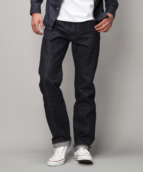 Made in JAPAN denim (straight)(メイドインジャパンデニム(ストレート))の「【Made in Japan】66 type -One Wash-/ミドルストレートデニム(デニムパンツ・メンズ・インディゴブルー・26inch/27inch/28inch/29inch/30inch/31inch/32inch/33inch/34inch/36inch/38inch/40inch)」の17枚目の写真