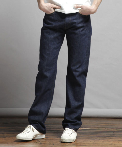 Made in JAPAN denim (straight)(メイドインジャパンデニム(ストレート))の「【Made in Japan】66 type -One Wash-/ミドルストレートデニム(デニムパンツ・メンズ・インディゴブルー・26inch/27inch/28inch/29inch/30inch/31inch/32inch/33inch/34inch/36inch/38inch/40inch)」の20枚目の写真