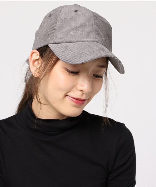 Wego ウィゴー の Wego リボンコーデュロイキャップ キャップ Wear