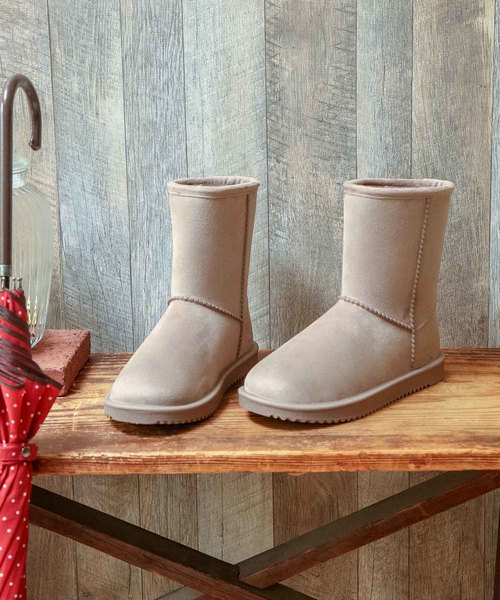 welleg（ウェレッグ）の「完全防水 レイン フェイク ファー ムートンブーツ（ブーツ・レディース・ブラック/キャメル/ダークブラウン/グレイッシュベージュ・S/M/L/LL/4L/3L）」の16枚目の写真