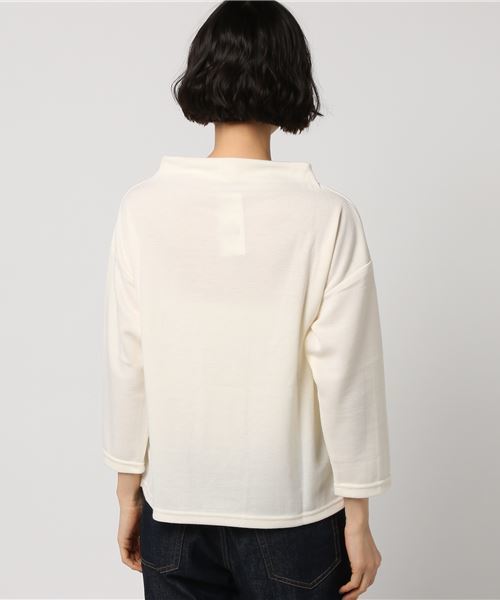 earth music&ecology（アースミュージックアンドエコロジー）の「・起毛フライスプルオーバー（Tシャツ/カットソー・レディース・ライトグレー/ネイビー/アイボリー/ミント・FREE）」の7枚目の写真