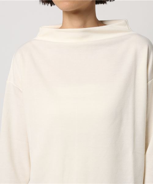 earth music&ecology（アースミュージックアンドエコロジー）の「・起毛フライスプルオーバー（Tシャツ/カットソー・レディース・ライトグレー/ネイビー/アイボリー/ミント・FREE）」の10枚目の写真