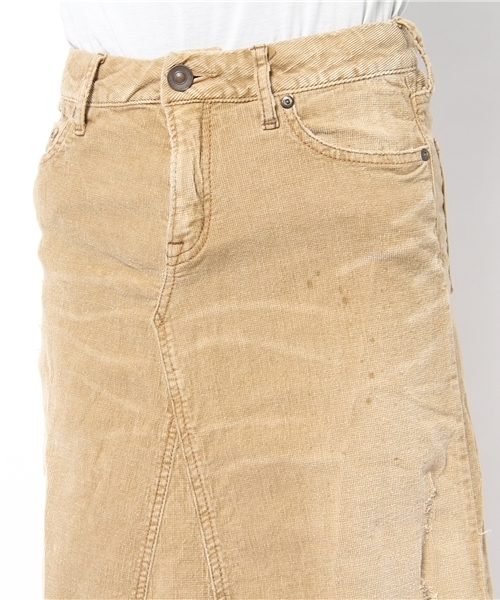 goa（ゴア）の「sulfide processing コーデュロイロングスカート（スカート・レディース・ブラウン/キャメル・SMALL/MEDIUM）」の5枚目の写真