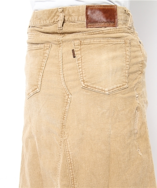 goa（ゴア）の「sulfide processing コーデュロイロングスカート（スカート・レディース・ブラウン/キャメル・SMALL/MEDIUM）」の6枚目の写真