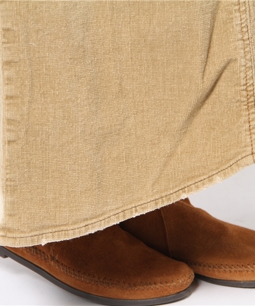 goa（ゴア）の「sulfide processing コーデュロイロングスカート（スカート・レディース・ブラウン/キャメル・SMALL/MEDIUM）」の9枚目の写真