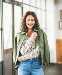 BAYFLOW | バックサテンブルゾン 18AW(ブルゾン)