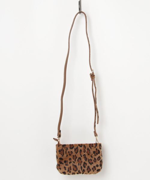 AZUL by moussy（アズールバイマウジー）の「レオパードポーチ付ベルト（ベルト・レディース・イエロー系その他・FREE）」の2枚目の写真