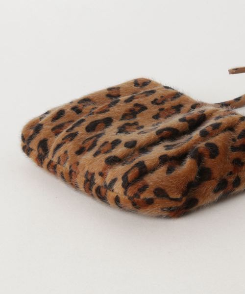 AZUL by moussy（アズールバイマウジー）の「レオパードポーチ付ベルト（ベルト・レディース・イエロー系その他・FREE）」の4枚目の写真