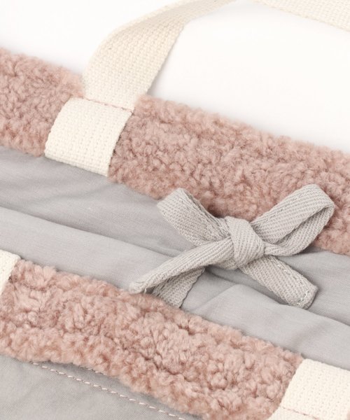 niko and...（ニコアンド）の「オリジナルボアロゴトート2WAY（トートバッグ・レディース・ホワイト/ピンク/セージグリーン・0）」の8枚目の写真