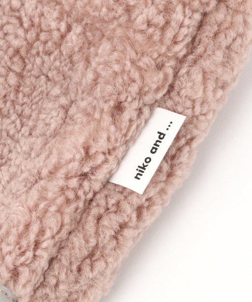 niko and...（ニコアンド）の「オリジナルボアロゴトート2WAY（トートバッグ・レディース・ホワイト/ピンク/セージグリーン・0）」の9枚目の写真