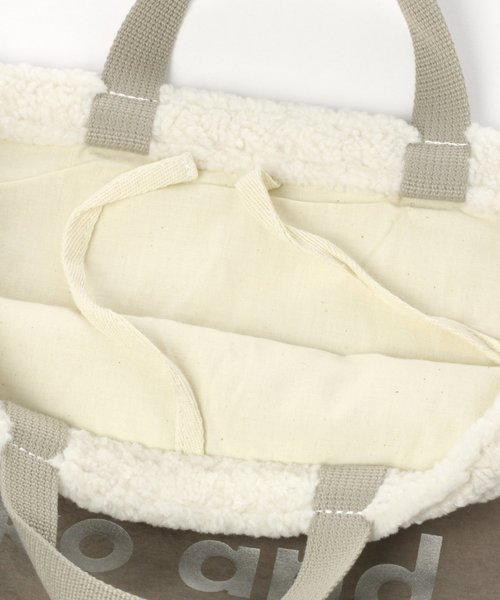 niko and...（ニコアンド）の「オリジナルボアロゴトート2WAY（トートバッグ・レディース・ホワイト/ピンク/セージグリーン・0）」の14枚目の写真