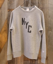 SHIPS | Champion: 【SHIPS AUTHENTIC 別注】 チャンピオン プリント クルーネック スウェット■(スウェット)