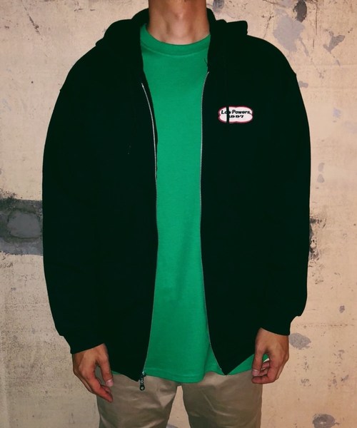Low Powers(ローパワーズ)の「LP BADGE HOODIE(パーカー)」|ブラック