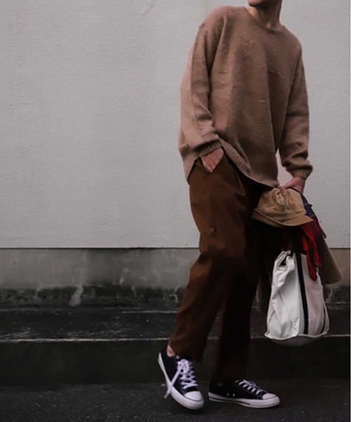 antiqua（アンティカ）の「モヘアニット（ニット/セーター・メンズ・ベージュ/ダークグレー・M/L/XL）」の14枚目の写真