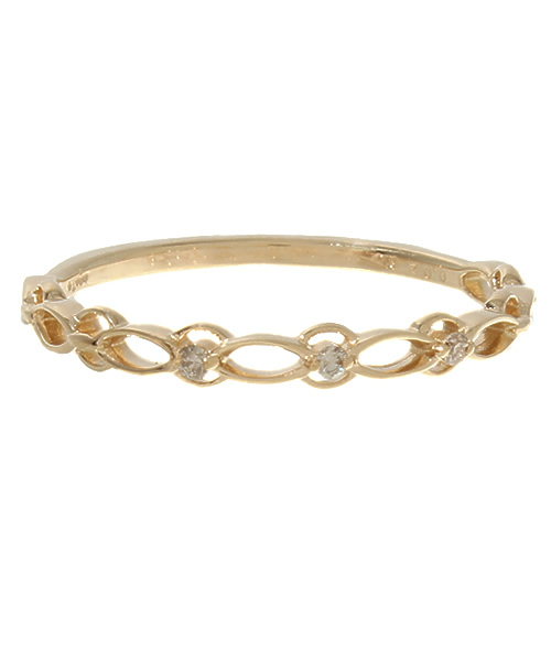 agete（アガット）の「K10リング（10134111053）（リング・レディース・ゴールド・#13/#7/#11/#9）」の7枚目の写真