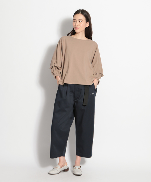 niko and...(ニコアンド)の「袖タック&ギャザープルオーバー(Tシャツ/カットソー・レディース・ライトブルー/ベージュ/オフホワイト/チャコール・MEDIUM/LARGE)」の15枚目の写真